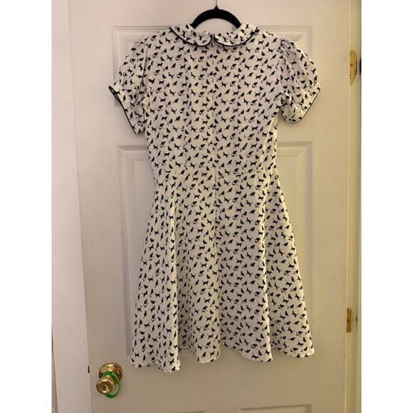 Cute Retro Cat Print Dress by Voodoo Vixen Size 4 - Picture 2 of 7